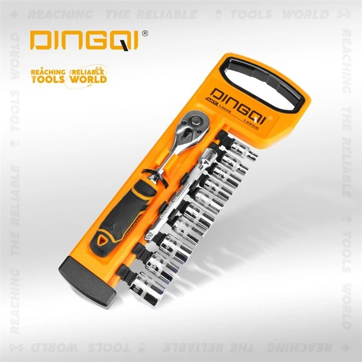 Conjunto de soquete de chave de fenda de 12 pcs